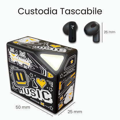 In-Ear Bluetooth Earbuds XM201 - with Charging Case - AI Translation