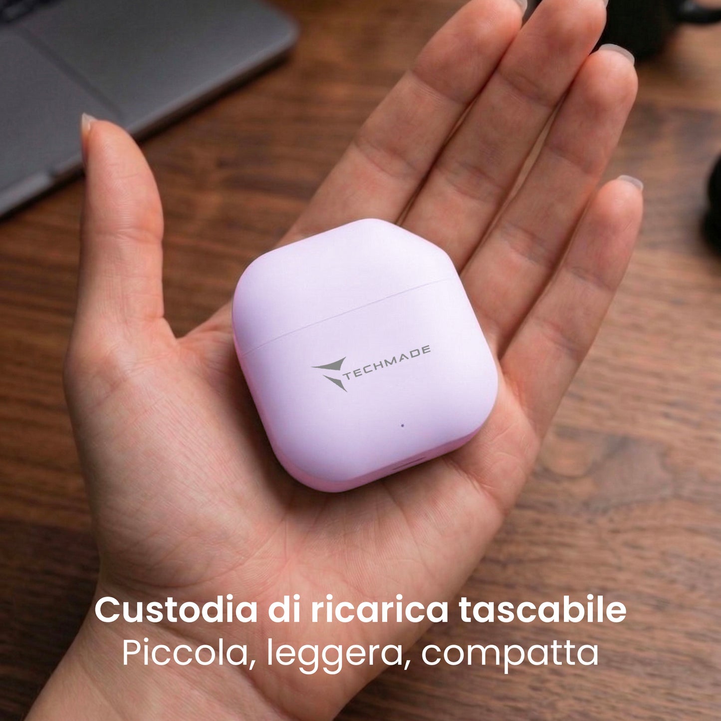 Auricolari Bluetooth in Ear XM201 - con Box di ricarica - AI di traduzione