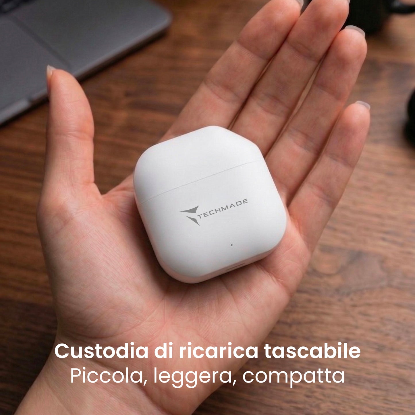 Auricolari Bluetooth in Ear XM201 - con Box di ricarica - AI di traduzione