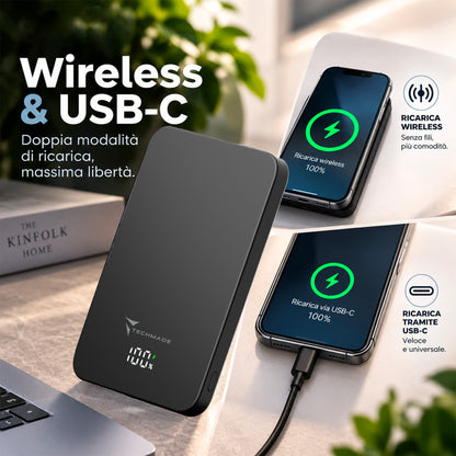 Wireless Charging Power Bank - 5000mAh / 10000mAh - Inter