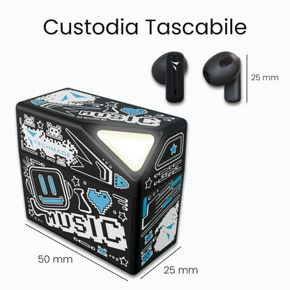 In-Ear Bluetooth Earbuds XM201 - with Charging Case - AI Translation