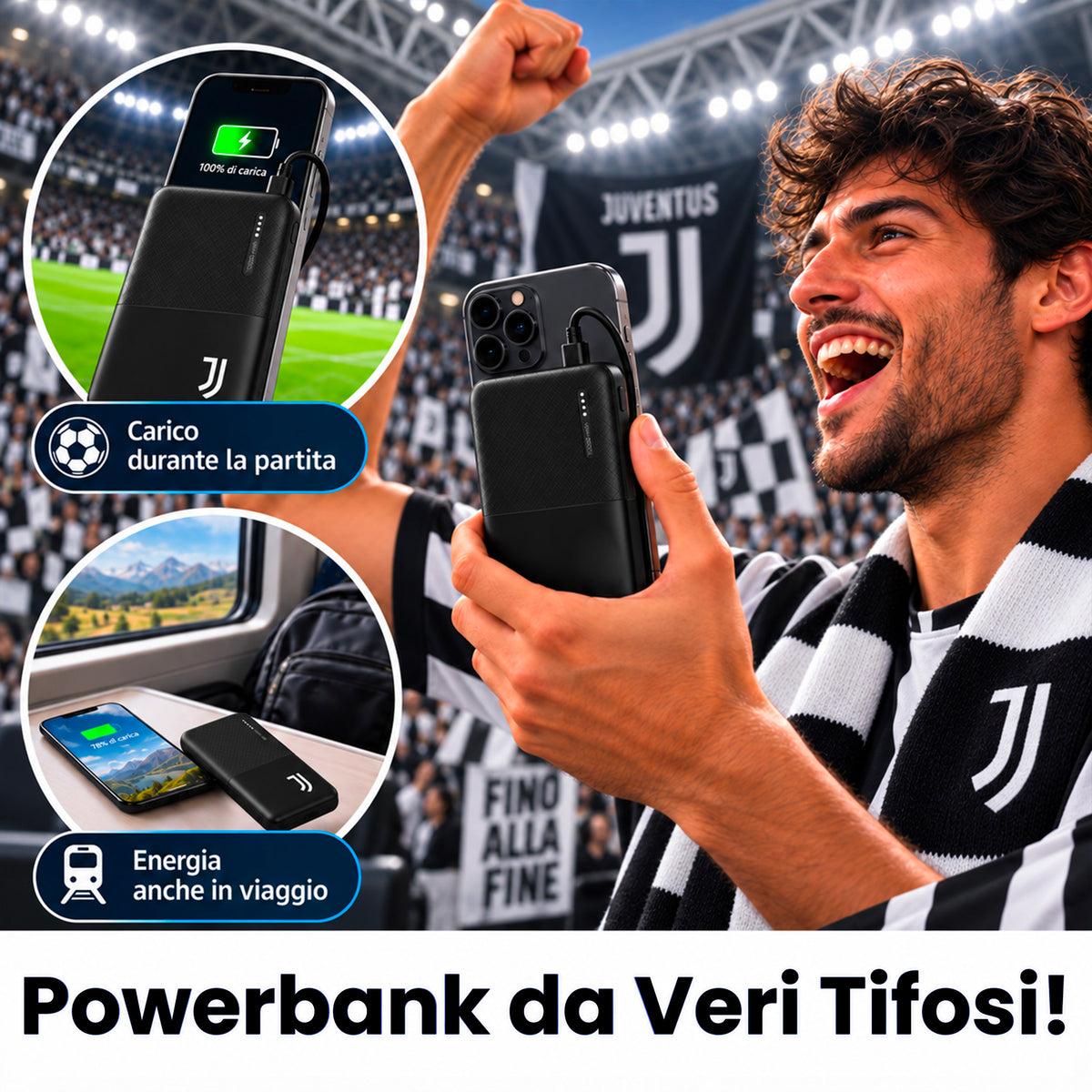 Power Bank 5000mAh, Slim & Compact - Inter