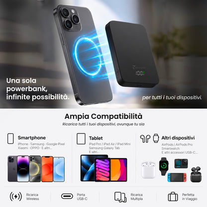 Wireless Charging Power Bank - 5000mAh / 10000mAh - Inter