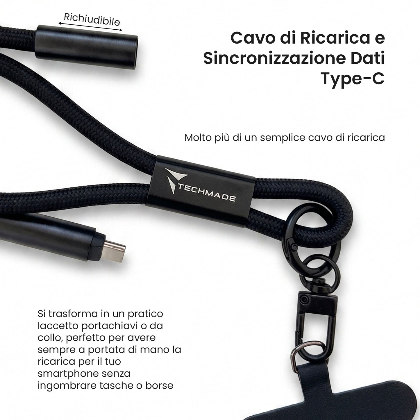 Cavo di ricarica Smart Fashion - Tipo C