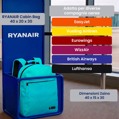 Classic Medium Backpack - 40x30x15 - Lifestyle and Airline Cabin 8105
