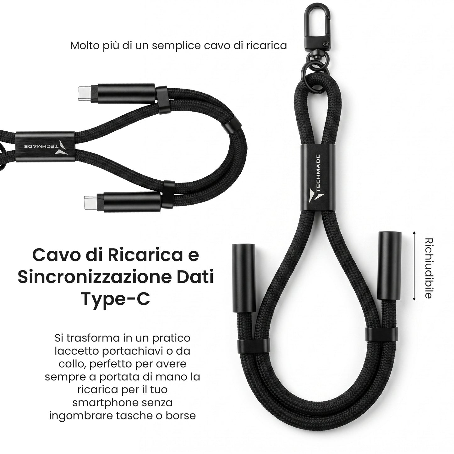 Cavo di ricarica Smart Fashion - Tipo C