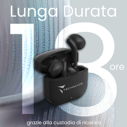 Auricolari Bluetooth in Ear XM201 - con Box di ricarica - AI di traduzione