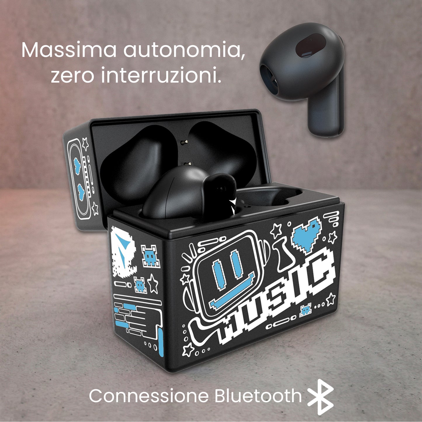 In-Ear Bluetooth Earbuds XM201 - with Charging Case - AI Translation