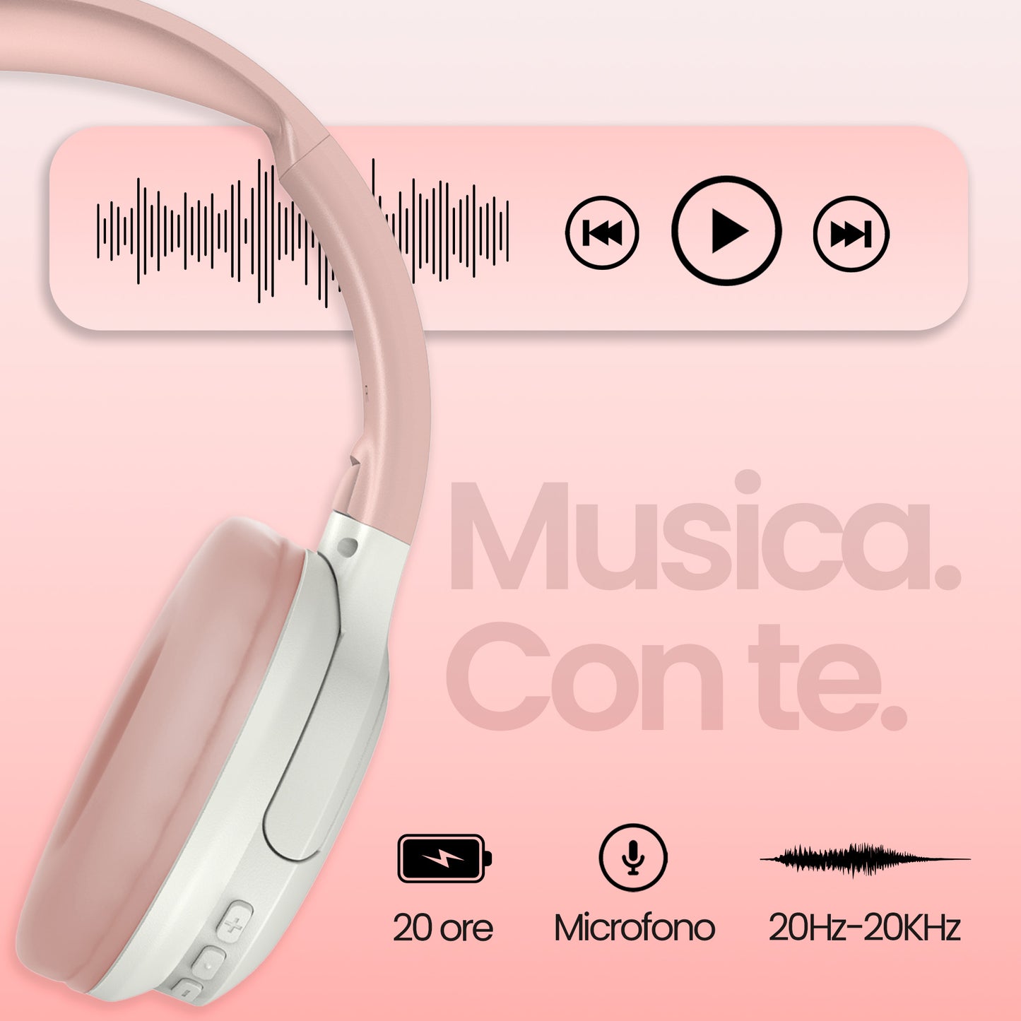 Wireless Bluetooth Over-Ear Headphones