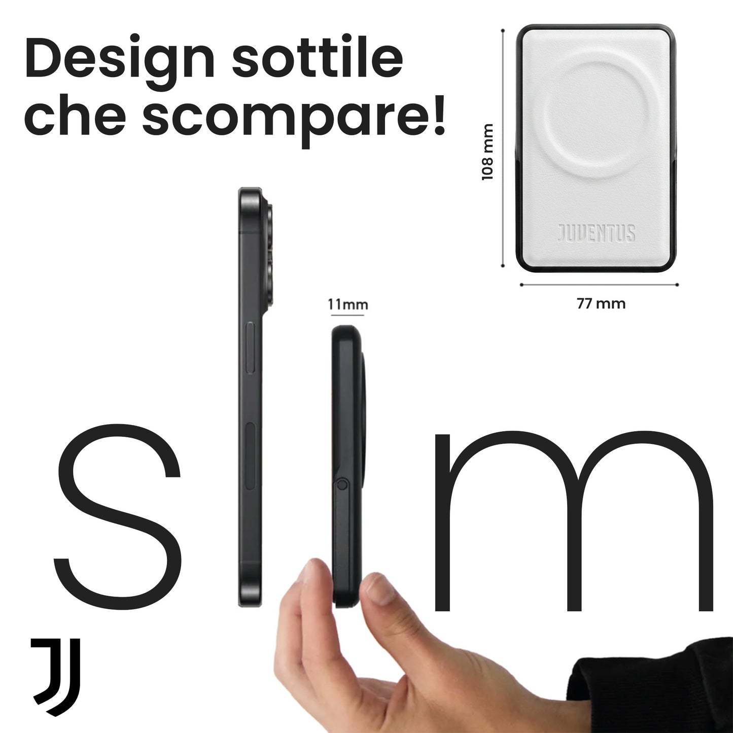 Power Wallet Modular - 5000mAh - Juventus