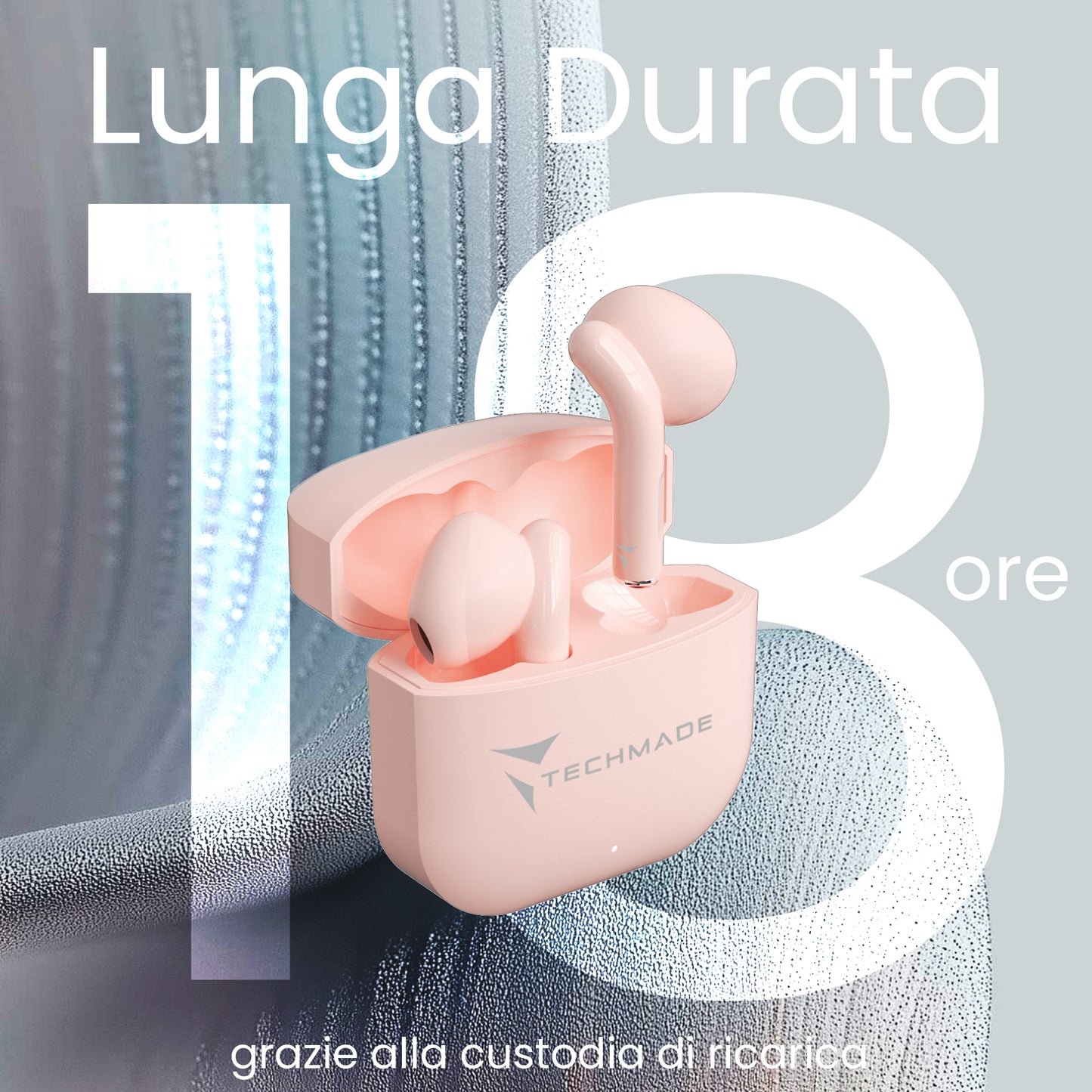 Auricolari Bluetooth in Ear XM201 - con Box di ricarica - AI di traduzione
