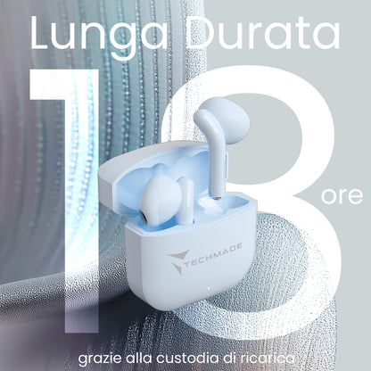 Auricolari Bluetooth in Ear XM201 - con Box di ricarica - AI di traduzione