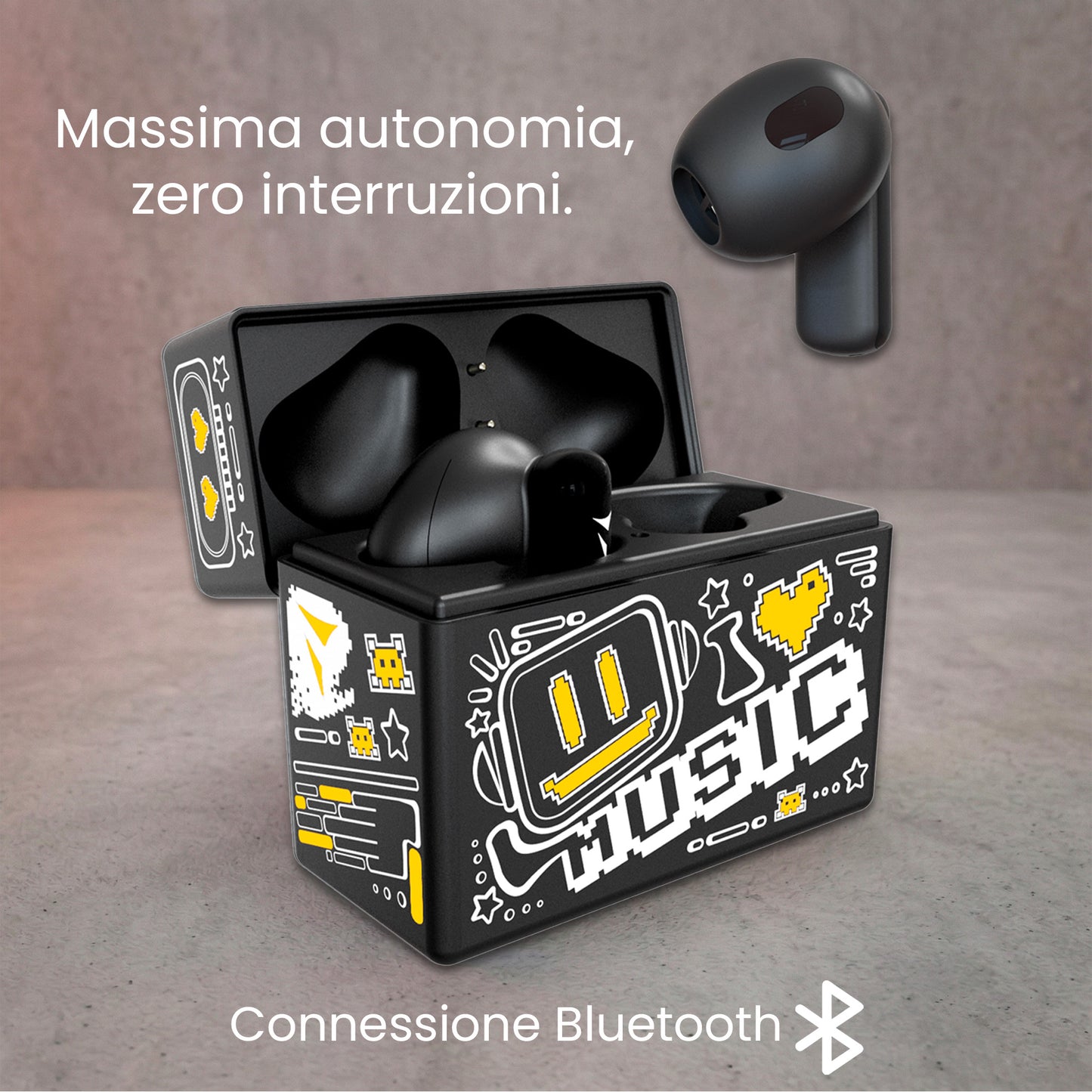In-Ear Bluetooth Earbuds XM201 - with Charging Case - AI Translation