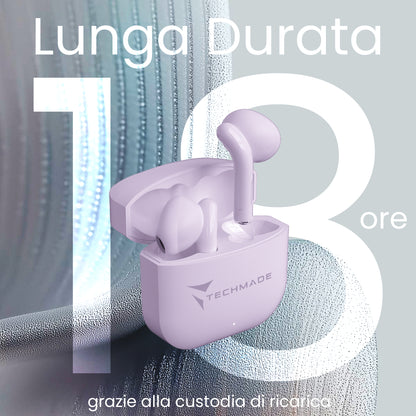 Auricolari Bluetooth in Ear XM201 - con Box di ricarica - AI di traduzione