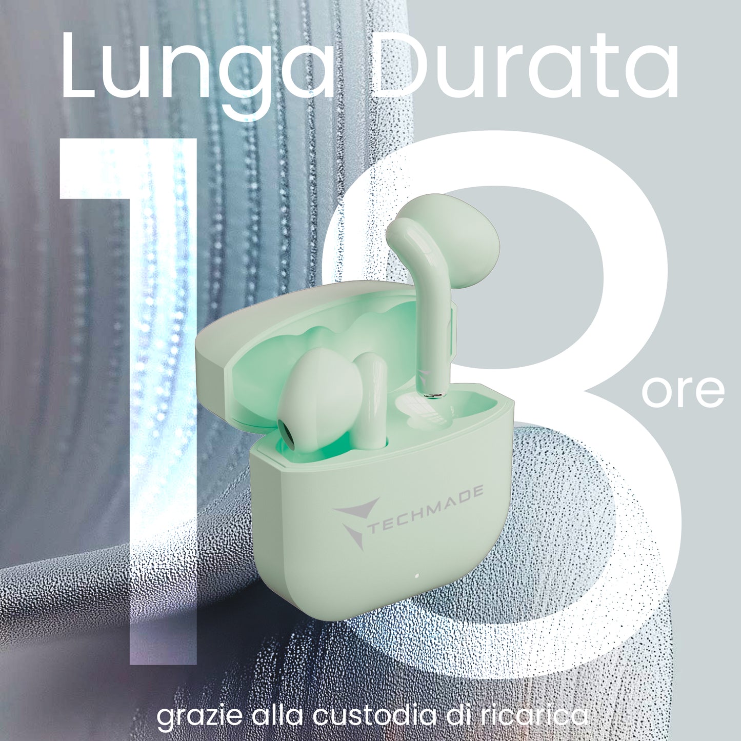 Auricolari Bluetooth in Ear XM201 - con Box di ricarica - AI di traduzione