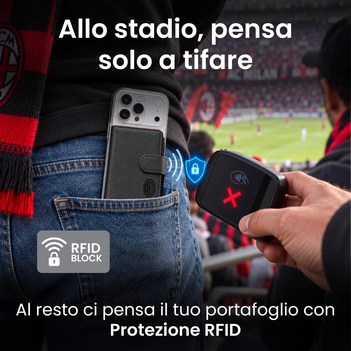 Slide Wallet compatibile Magsafe - Milan