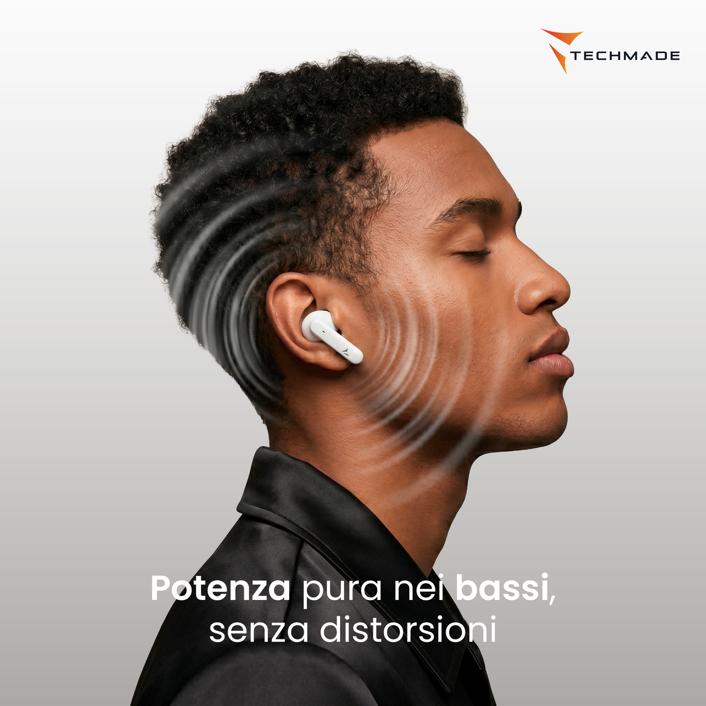 In-Ear Bluetooth Earbuds XM201 - with Charging Case - AI Translation