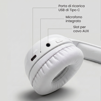Cuffie Wireless Bluetooth Over Ear