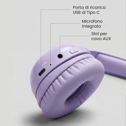 Cuffie Wireless Bluetooth Over Ear