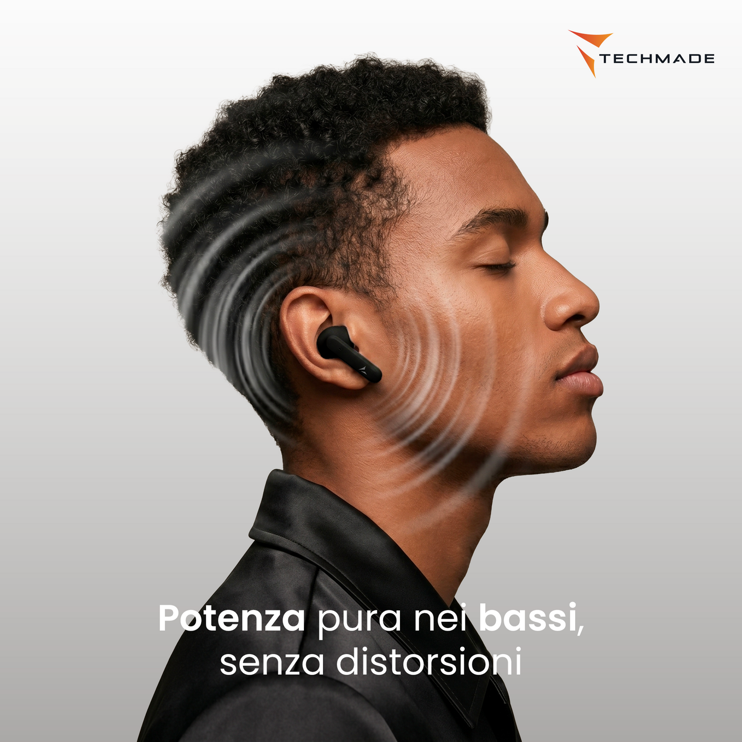 In-Ear Bluetooth Earbuds XM201 - with Charging Case - AI Translation
