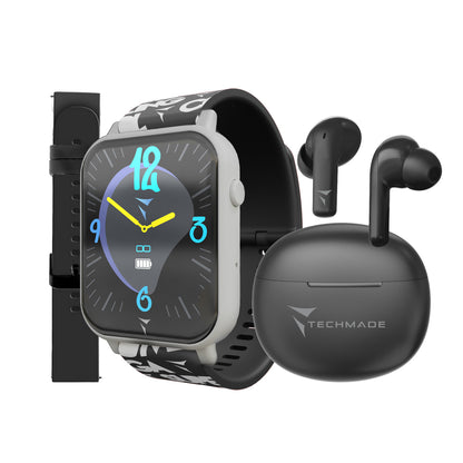 Dreamer Smartwatch with Phone and SOS Function - 2-Strap Bundle Pack