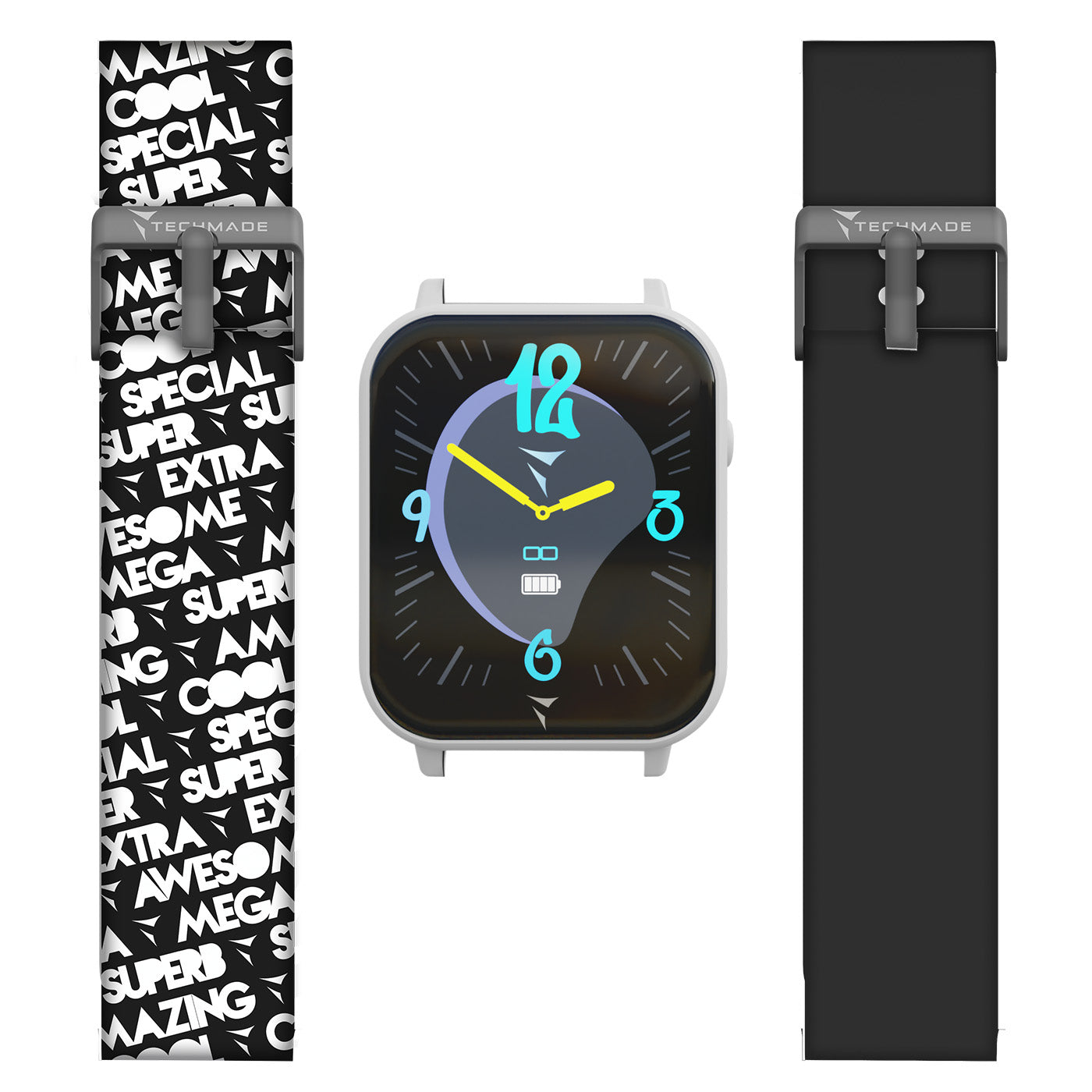 Dreamer Smartwatch with Phone and SOS Function - 2-Strap Bundle Pack