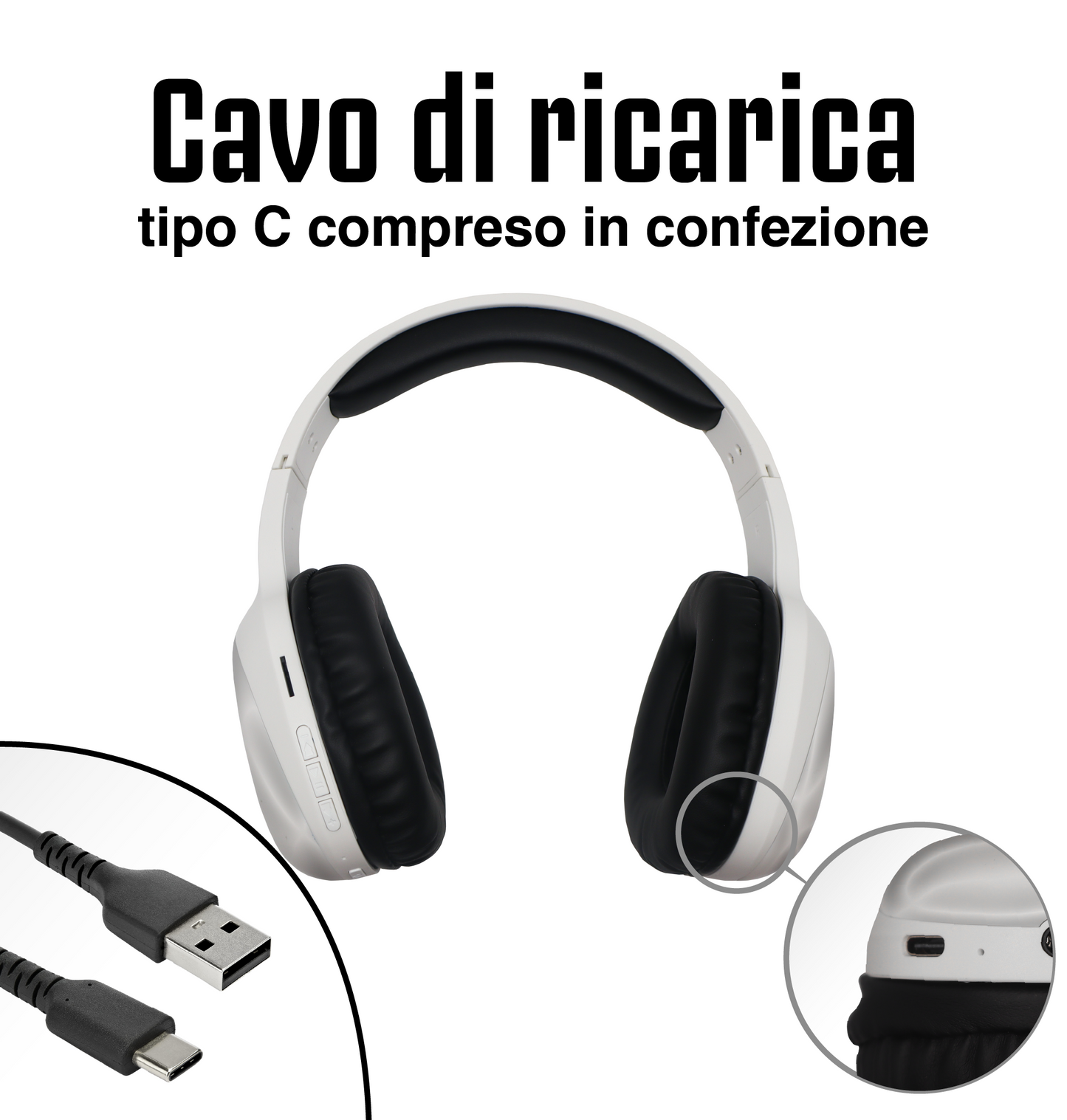 Cuffie Wireless Bluetooth Over Ear - Juventus