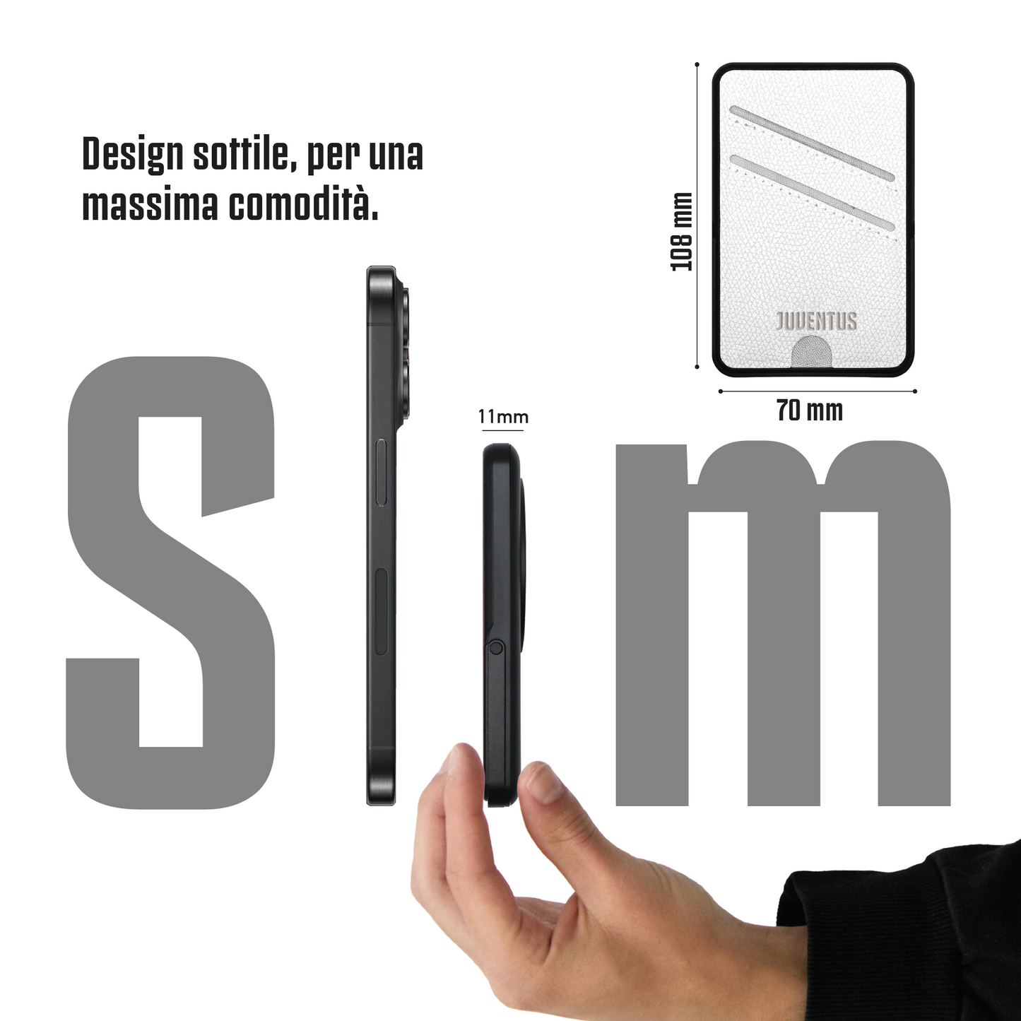 Power Wallet - 5000mAh - Juventus