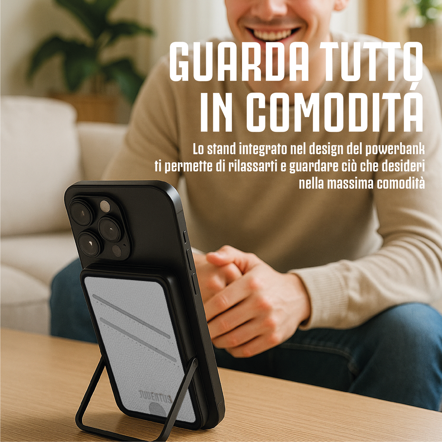 Power Wallet - 5000mAh - Juventus