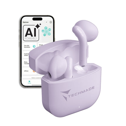 Auricolari Bluetooth in Ear XM201 - con Box di ricarica - AI di traduzione