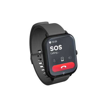 Smartwatch Glow with Phone and SOS Function - Bundle Pack with Pouch