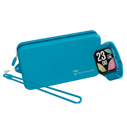 Smartwatch Glow with Phone and SOS Function - Bundle Pack with Pouch