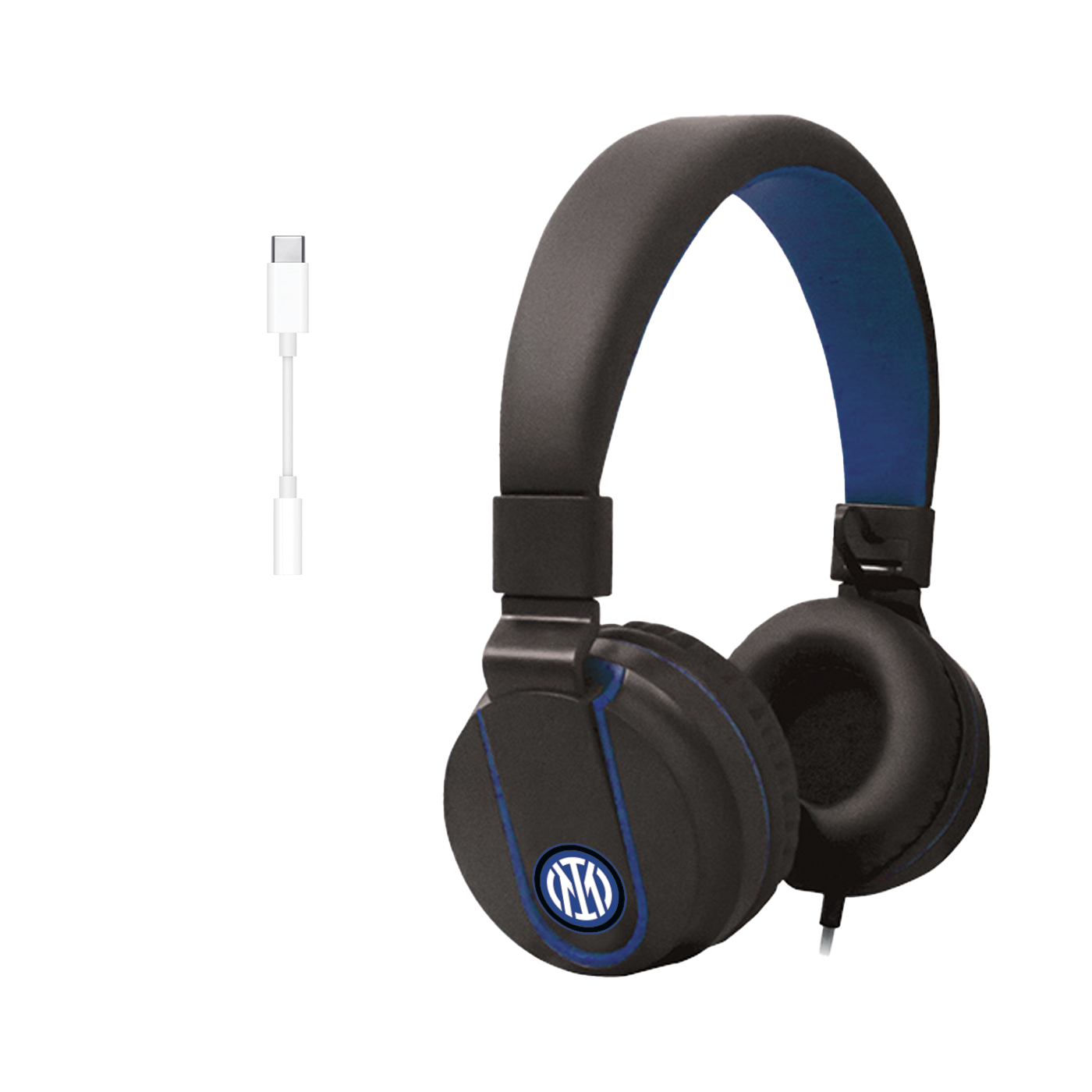 Headphones with AUX cable and USB-C adapter - Inter