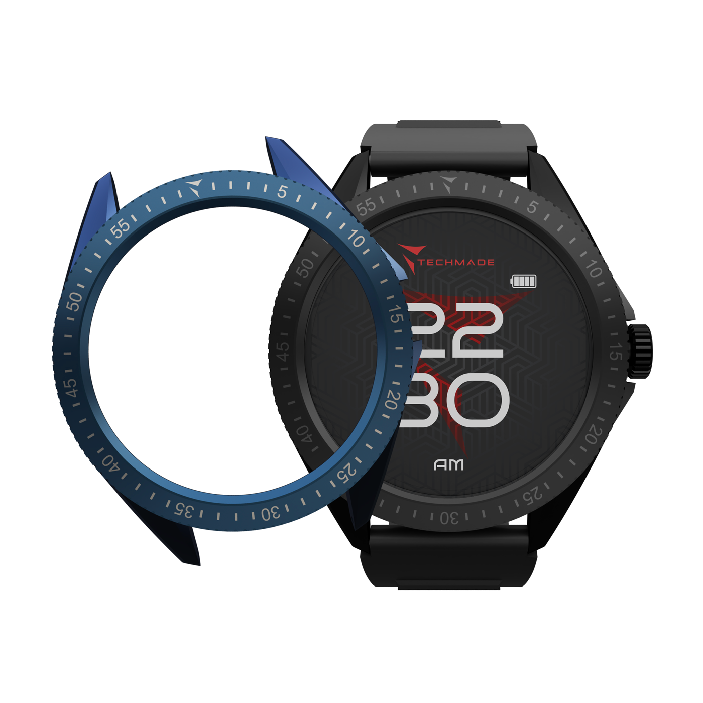 Smartwatch Rocks 2.0 with Phone and SOS Function - Bundle Pack with Earbuds