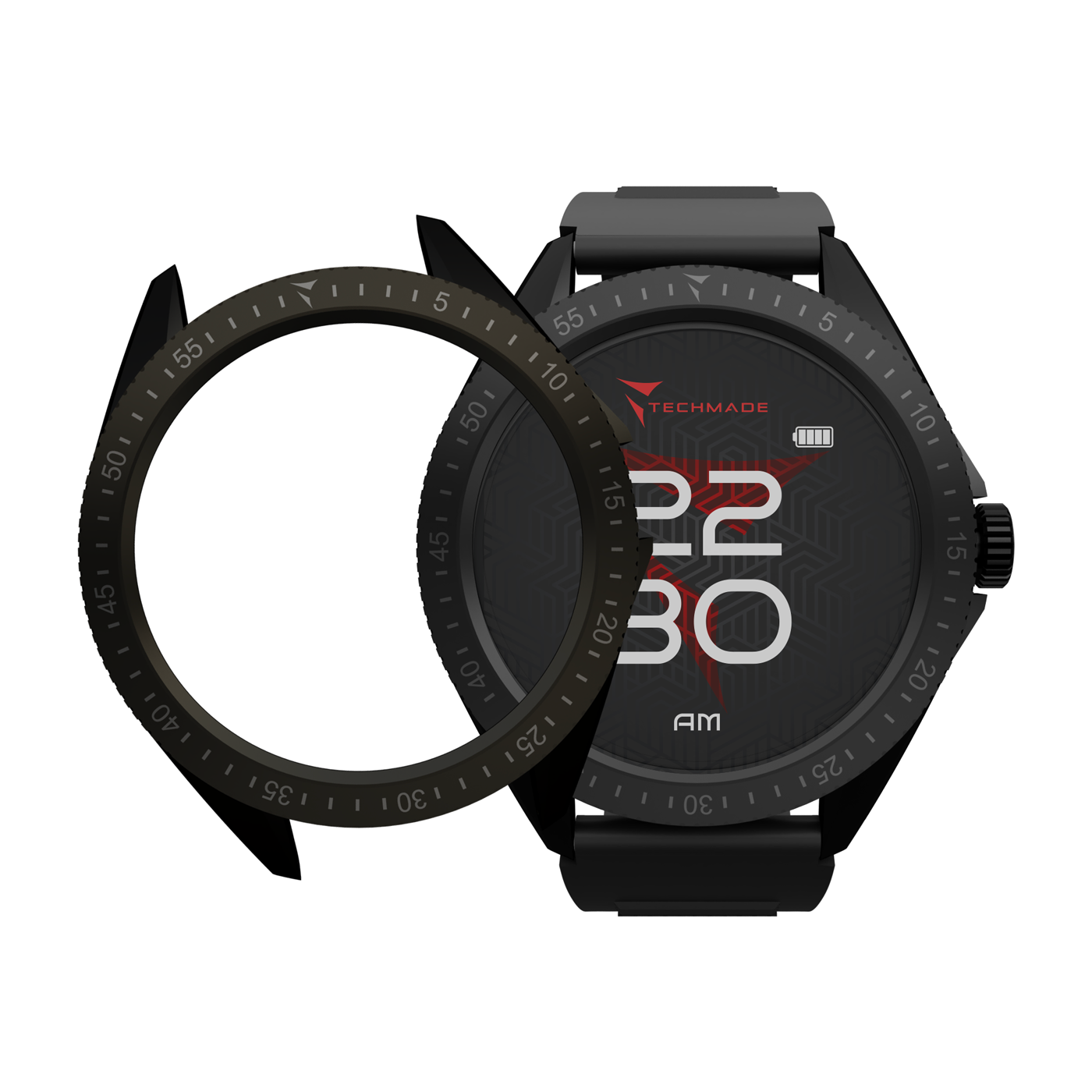 Smartwatch Rocks 2.0 with Phone and SOS Function - Bundle Pack with Earbuds