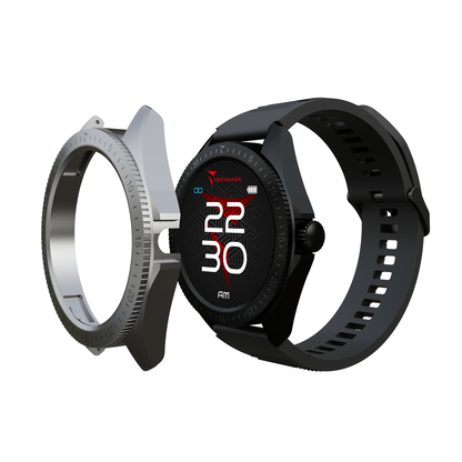 Smartwatch Rocks 2.0 with Phone and SOS Function - Bundle Pack with Earbuds