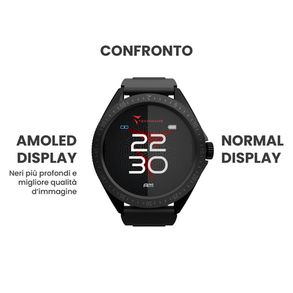 Smartwatch Rocks 2.0 with Phone and SOS Function - Bundle Pack with Earbuds