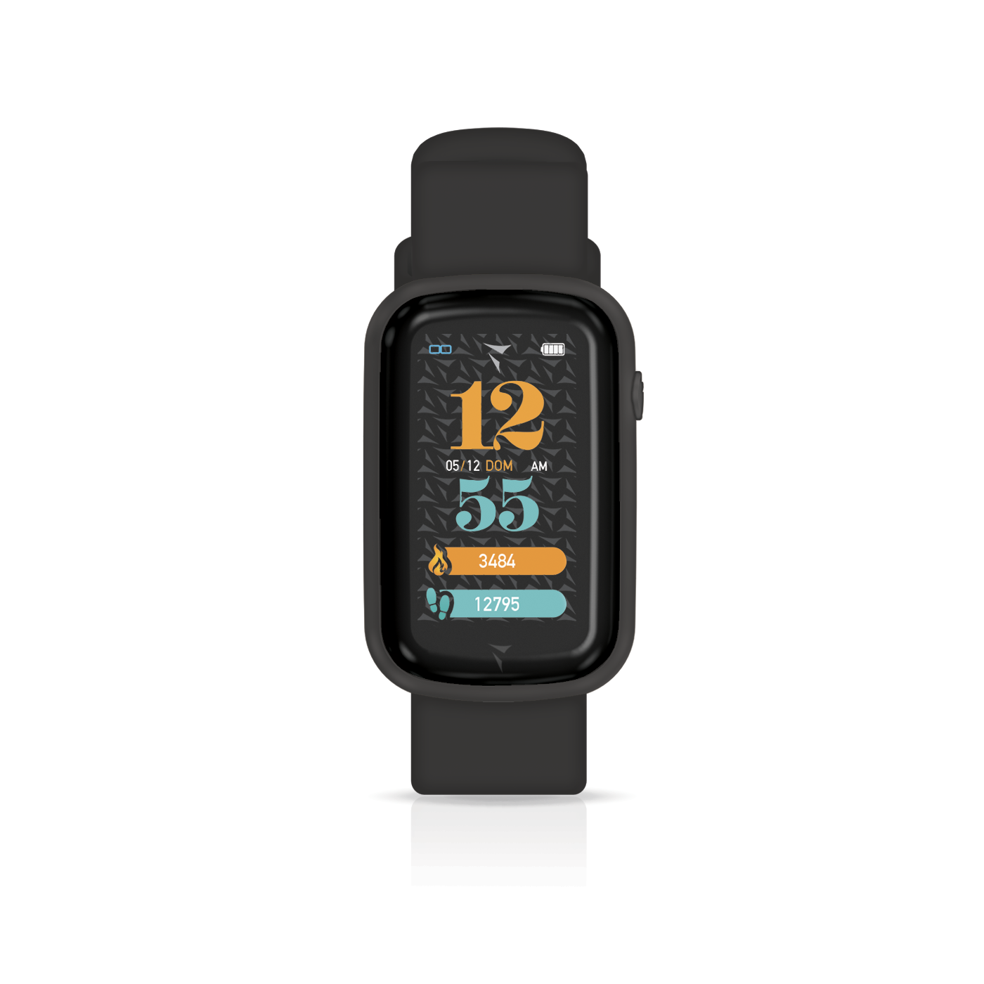 Smartwatch Steps super slim, with Notification, Sport, Health functions