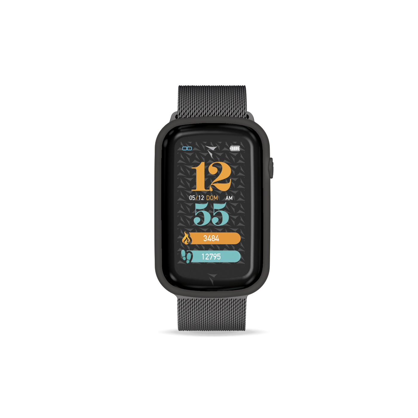 Smartwatch Steps super slim, with Notification, Sport, Health functions