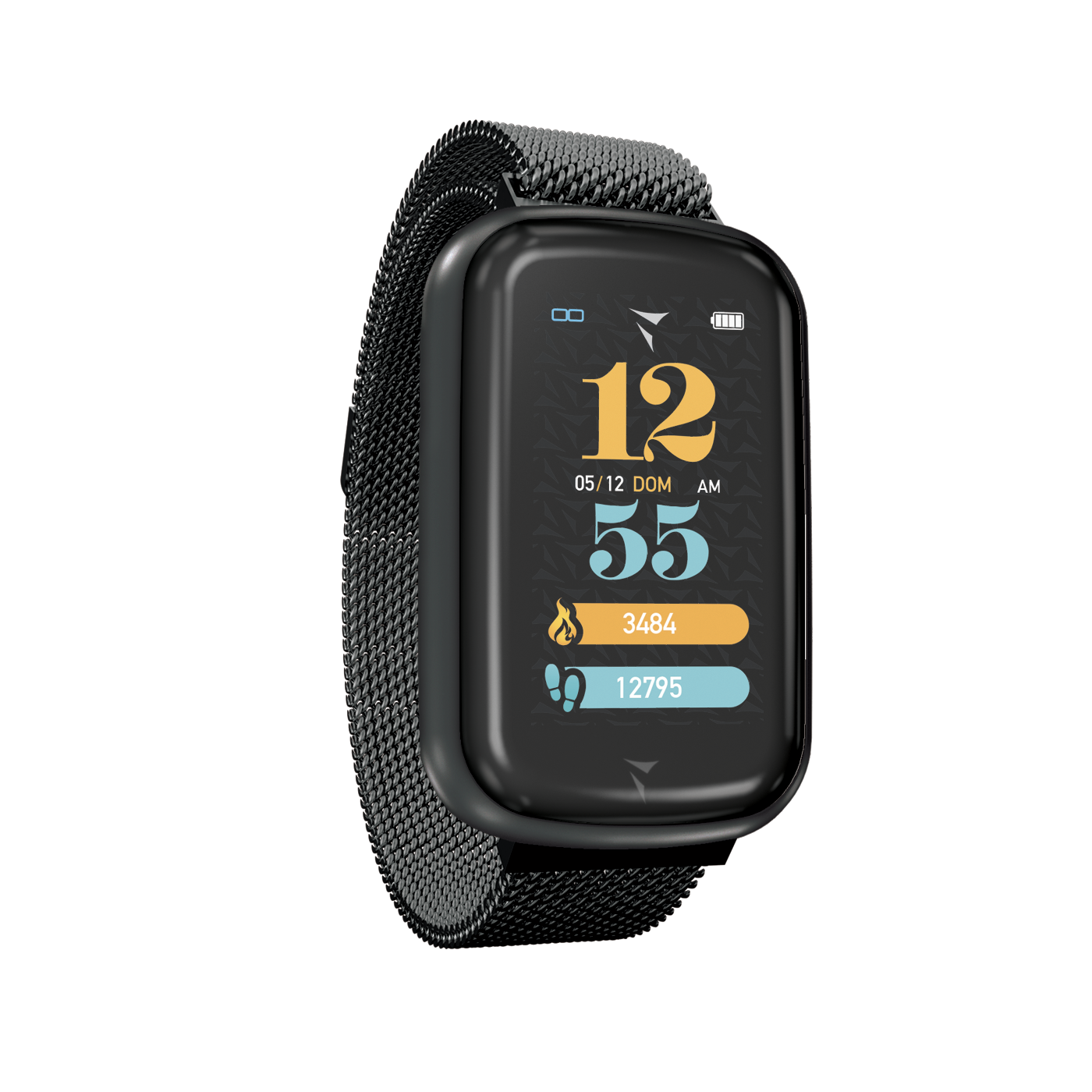 Smartwatch Steps super slim, with Notification, Sport, Health functions