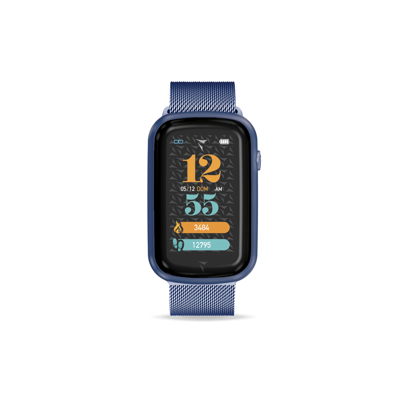 Smartwatch Steps super slim, with Notification, Sport, Health functions
