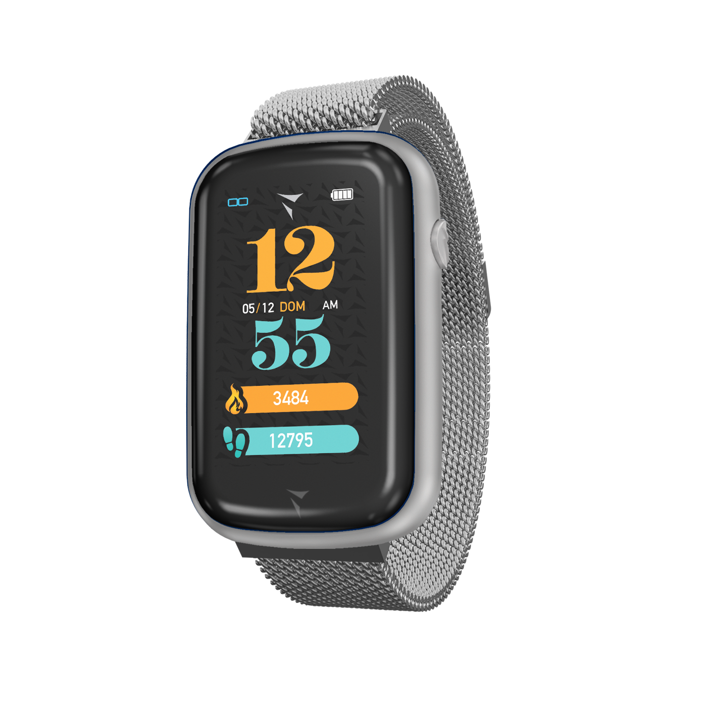 Smartwatch Steps super slim, with Notification, Sport, Health functions