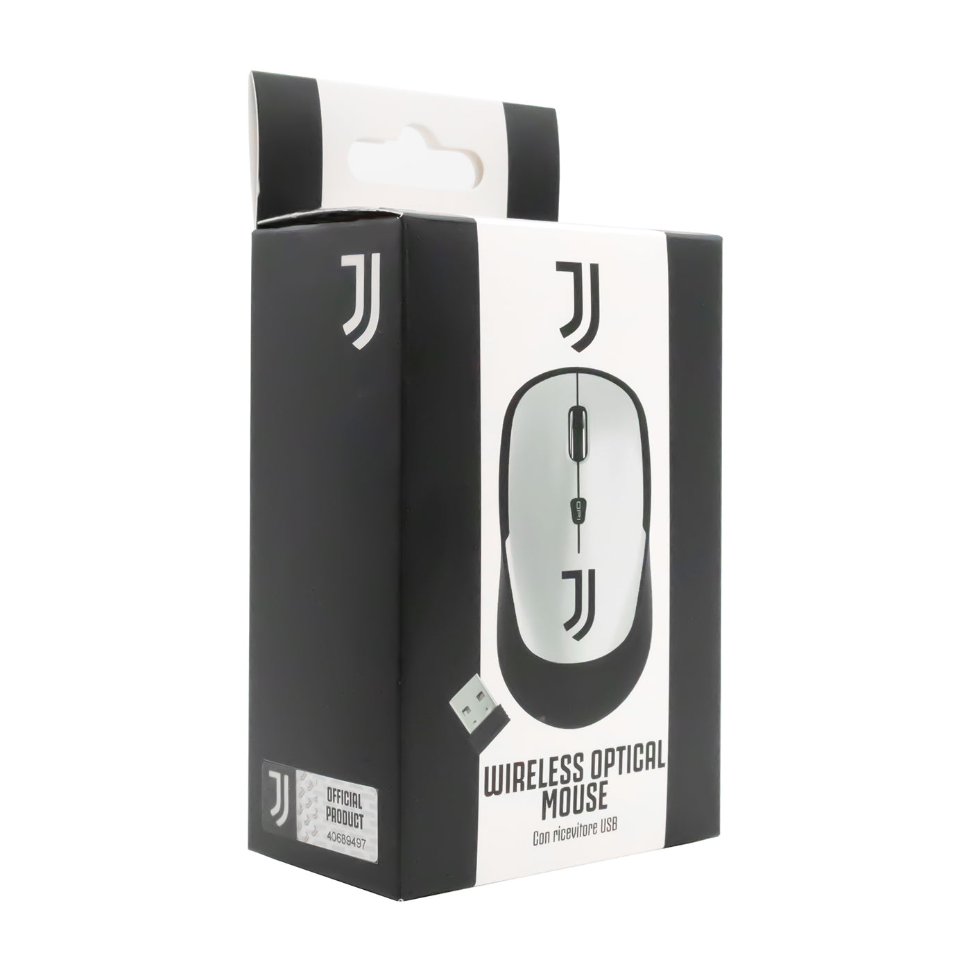 Wireless Mouse with USB Receiver - Juventus