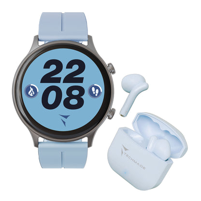 Smartwatch Dynamic 2.0 with Phone and SOS Function - Bundle Pack with Earbuds