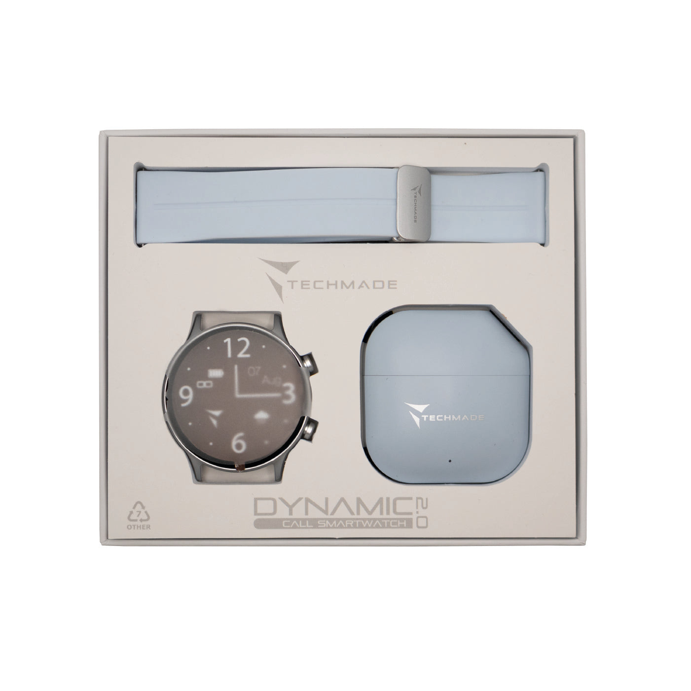 Smartwatch Dynamic 2.0 with Phone and SOS Function - Bundle Pack with Earbuds