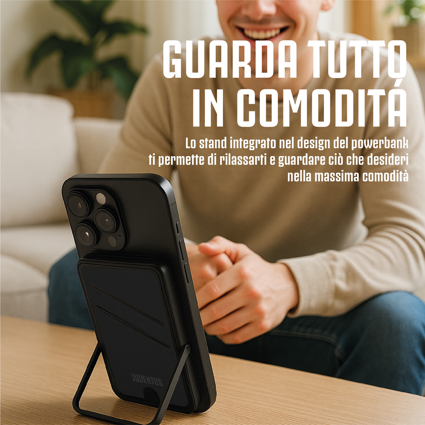 Power Wallet - 5000mAh - Juventus