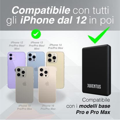Wireless Charging Power Bank - 5000mAh / 10000mAh - Juventus