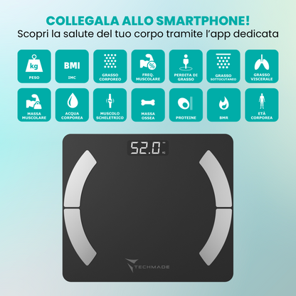 Smart Digital Impedance Scale - for iOS and Android