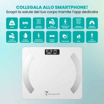 Smart Digital Impedance Scale - for iOS and Android