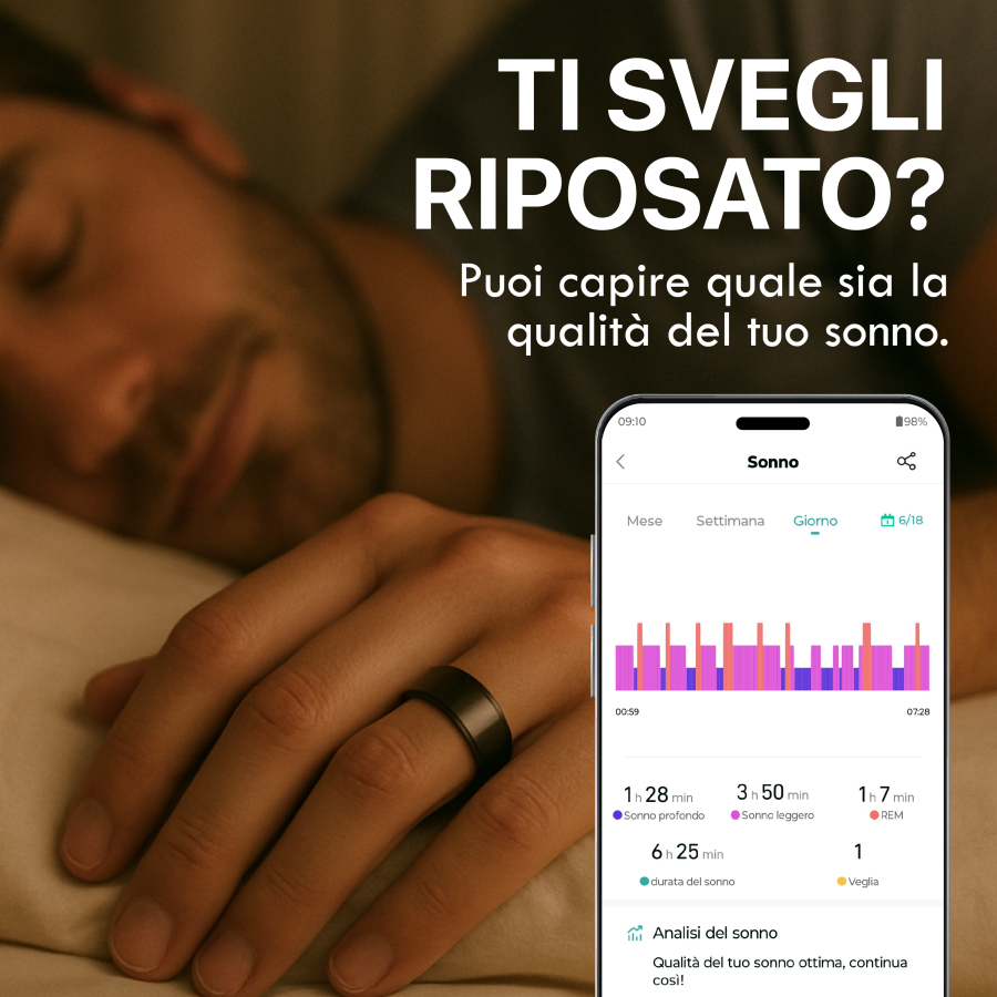 Smat Ring Nexa - Fitness Tracker Bluetooth - per iOS e Android